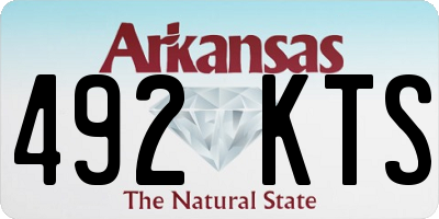 AR license plate 492KTS
