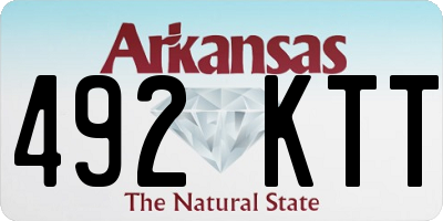 AR license plate 492KTT