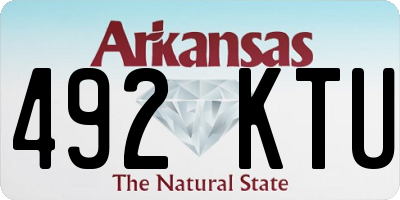 AR license plate 492KTU
