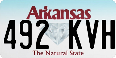 AR license plate 492KVH