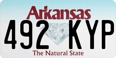 AR license plate 492KYP