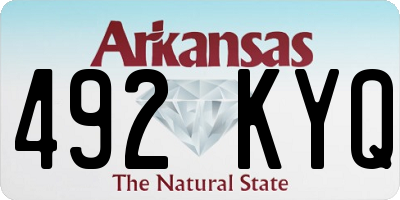 AR license plate 492KYQ