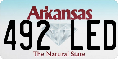 AR license plate 492LED