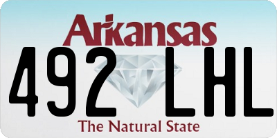 AR license plate 492LHL