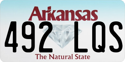 AR license plate 492LQS