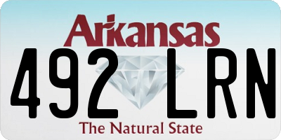 AR license plate 492LRN