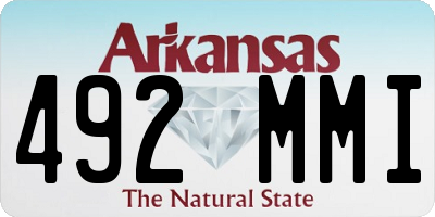 AR license plate 492MMI