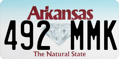 AR license plate 492MMK