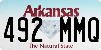 AR license plate 492MMQ