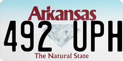 AR license plate 492UPH