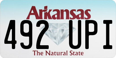 AR license plate 492UPI