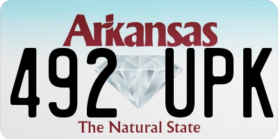 AR license plate 492UPK