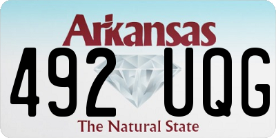 AR license plate 492UQG