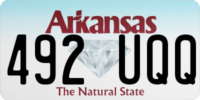 AR license plate 492UQQ