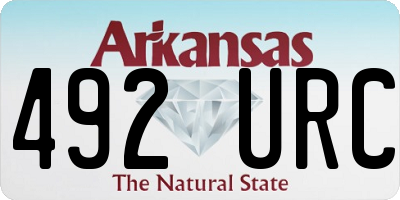 AR license plate 492URC