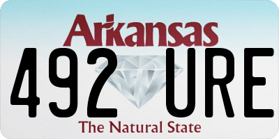 AR license plate 492URE