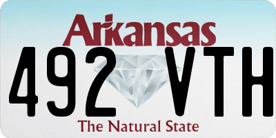 AR license plate 492VTH
