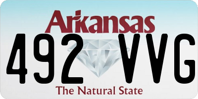 AR license plate 492VVG
