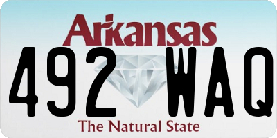 AR license plate 492WAQ