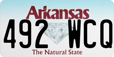 AR license plate 492WCQ