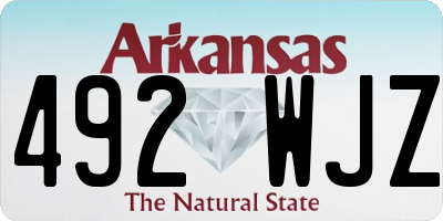 AR license plate 492WJZ
