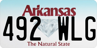AR license plate 492WLG