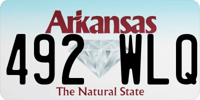 AR license plate 492WLQ