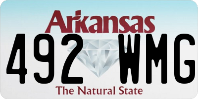 AR license plate 492WMG