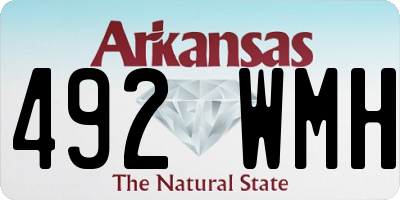 AR license plate 492WMH