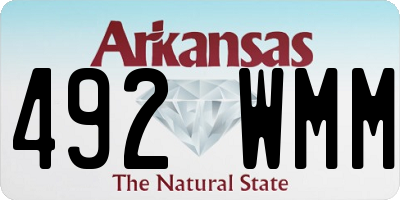 AR license plate 492WMM