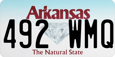 AR license plate 492WMQ