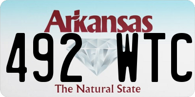 AR license plate 492WTC