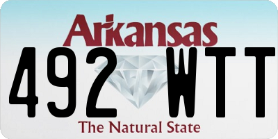 AR license plate 492WTT