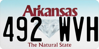 AR license plate 492WVH