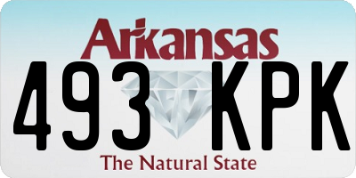 AR license plate 493KPK