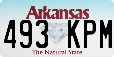 AR license plate 493KPM