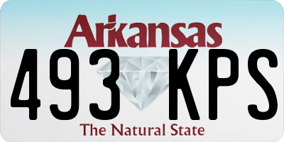 AR license plate 493KPS