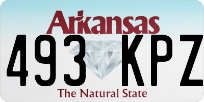 AR license plate 493KPZ