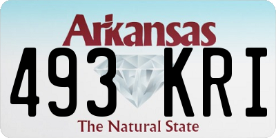 AR license plate 493KRI