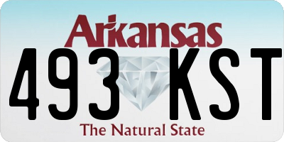 AR license plate 493KST