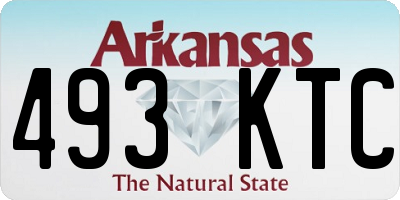 AR license plate 493KTC