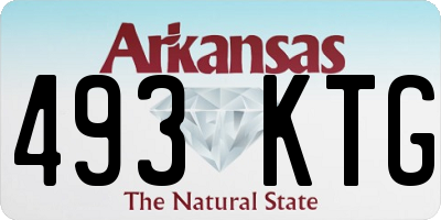 AR license plate 493KTG