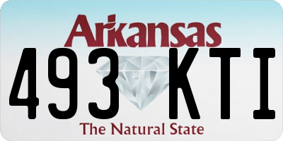 AR license plate 493KTI