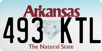 AR license plate 493KTL
