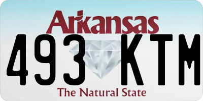 AR license plate 493KTM