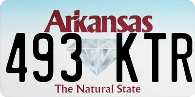 AR license plate 493KTR