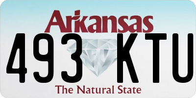 AR license plate 493KTU