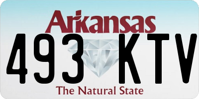 AR license plate 493KTV