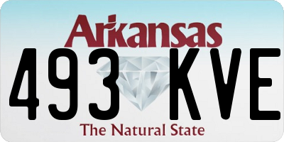 AR license plate 493KVE