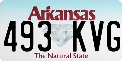 AR license plate 493KVG